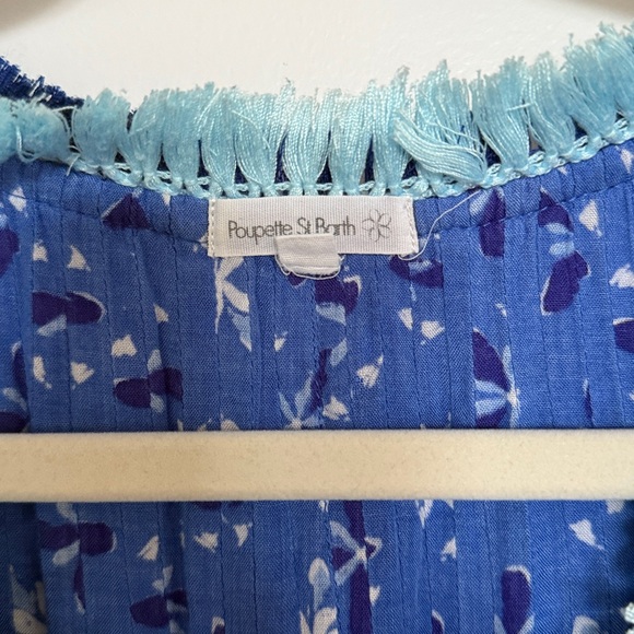 Poupette st barths dress cover up XS blue - Picture 3 of 4